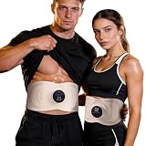 4-en-1 Electrostimulateur Musculaire,3 niveaux de chauffer et thérapie à lumière rouge,EMS...