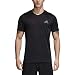 adidas Men's Training Essentials Tech V-Neck Tee, Black/Black/Vista Grey, Large