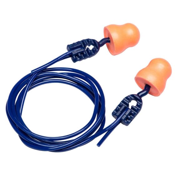 Tapones auditivos Easy Fit PU con cordón (200 pares) EP12