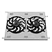 Enignelooc Aluminum Shroud Fan for 2005-2015 2009 Toyota Tacoma 2.7L l4 4.0L V6 CU2802 Automotive Replacement Fans Relay Kit