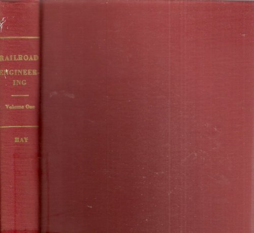 Railroad Engineering. Volume One. B0000CINE9 Book Cover