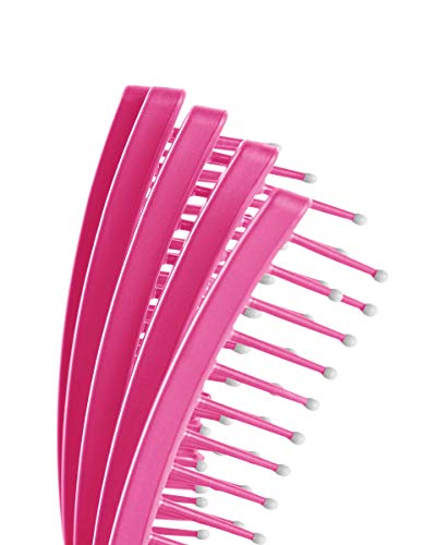 Tangle Buster Brush, Detangler For All Hair Types, Pink Color #TOP1