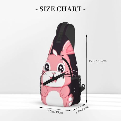 Bolso tipo bandolera para senderismo unisex negro miniatura 3