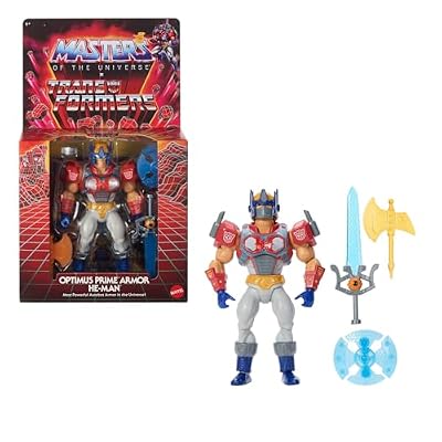 Masters of The Universe Origins y Transformers He-Man con Armadura de Optimus Prime, Figura de acción de 13,97cm, Juguete de colaboración articulado con Accesorios y minicómic, JGT18 | Ya disponible en tu tienda friki favorita! En mundofriki.es! Masters of The Universe Origins y Transformers He-Man con Armadura de Optimus Prime, Figura de acción de 13,97cm, Juguete de colaboración articulado con Accesorios y minicómic, JGT18 | Ya disponible en tu tienda friki favorita! En mundofriki.es!