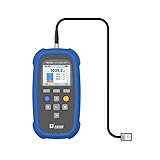 Triaxial Fluxgate Magnetometer, High Precision 3-Axis Magnetic Field Tester with 10nT Resolution, 0-500μT Range, USB Data Logging for Lab Research, Industrial Testing, Material Analysis