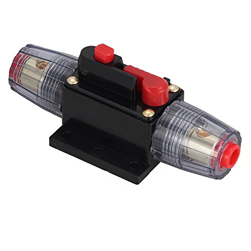 Foxpic 12-36VDC Protezione Interrutore Automatico Fusibile per Audio Stereo da Auto-40Amp