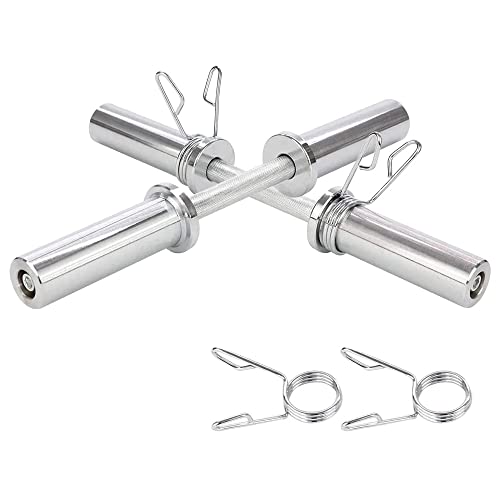 Kurzhanteln, 50 cm, Nr. 2 Langhanteln mit Federverschlüssen, Set...