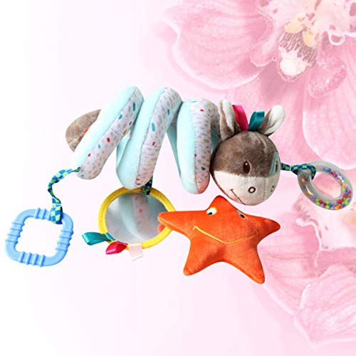 Toyvian Berço Do Bebê Brinquedos Chocalho Berço Do Carro Animal Brinquedos Pendurados Cama Brinquedo