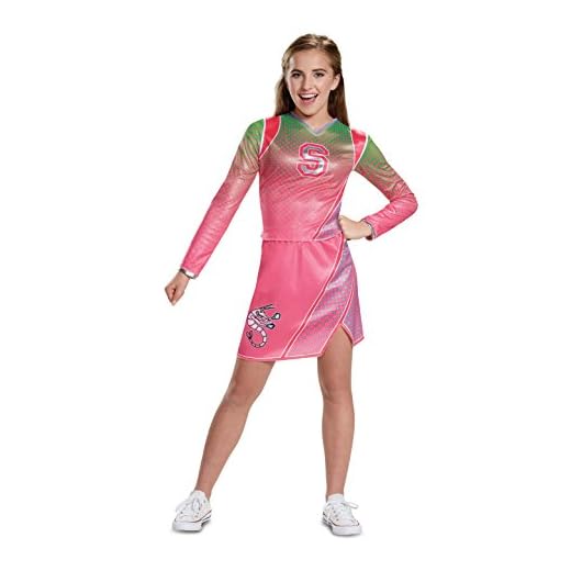 Disguise Disney Zombies Addison Cheerleader Girls' Costume Pink, Size/(4-6x)