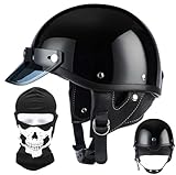 【CAMPO DI APPLICAZIONE】- Questo casco è per adulti, maschi e femmine. Applicabile a queste modalità di trasporto: motocicletta, ciclomotore, motocicletta, ciclismo, cruiser, scooter, skateboard, bicicletta. Può essere utilizzato come casco da turismo, per il backcountry, per il ciclomotore, per la visiera.