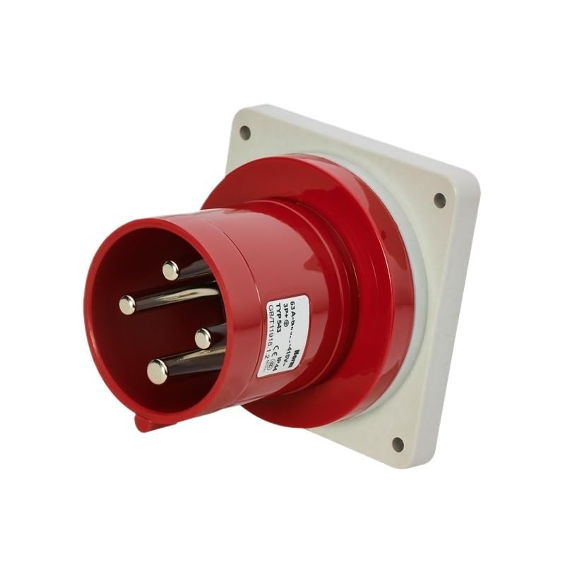 63A 4-pin Aviation Industry Plug Connector IP44(Concealed Plug IP44)