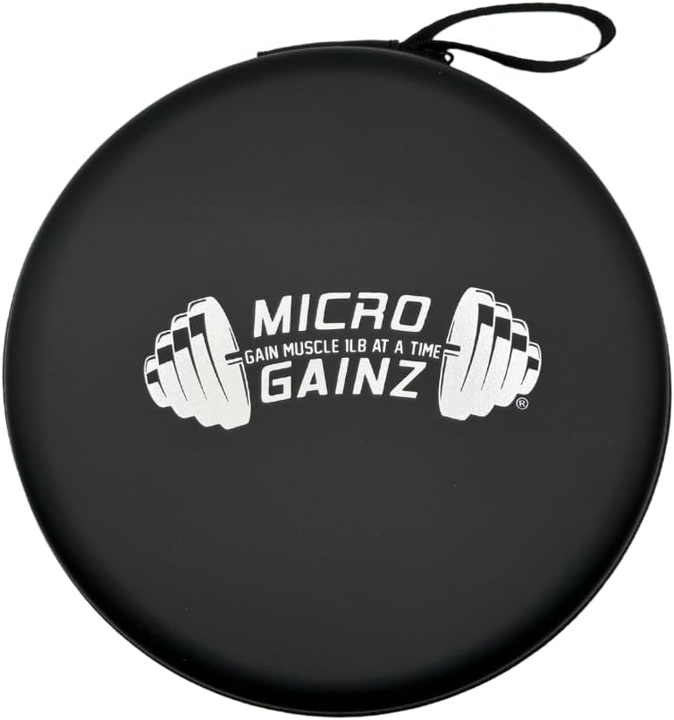 Micro Gainz Hard Shell Carrying Case for 2.5LB Dumbbell Micro Plates
