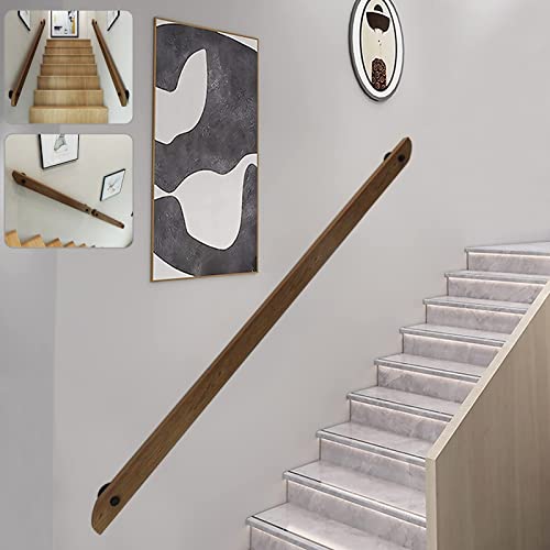 Rampe en bois antidérapante pour sécuriser les escaliers de maison et couloirs