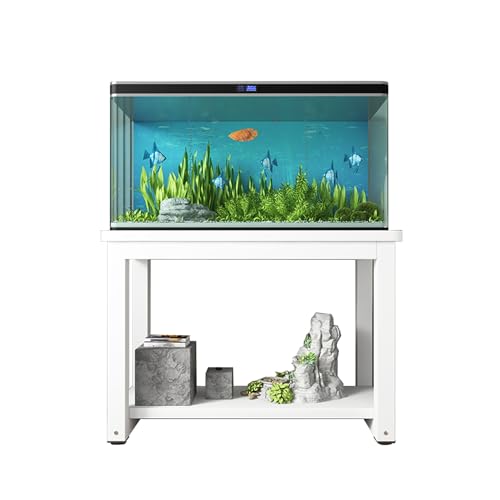 Generisch Stabiler Aquarienunterschrank für 10-50 Gallonen Aquarien, 70 cm hoch, Terrarium-Display mit Pflanzenablage, Robustes Aquarienmöbel (79 x 41 cm)