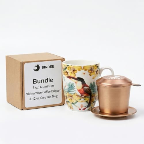 Birdee Aluminum Phin with Ceramic Mug
