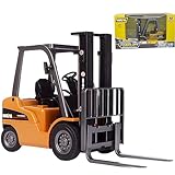 Gemini&Genius 1/50 Scale Diecast Forklift Truck Toys Engineering Vehicle Fork Truck Construction Alloy Warehouse Vehicle Models Toys for Kids