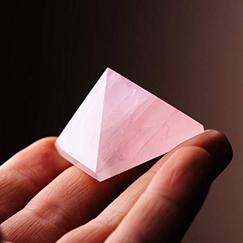 Yardwe Pirâmide de Cristal Paperweight Pirâmide Egípcia Estátua Feng Shui Arte Antiga Modelo de Cons
