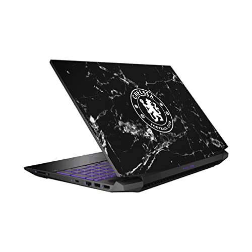 Skin Vinyle Chelsea FC Marbre Noir Haute Finition pour HP Pavilion 15.6 Pouces