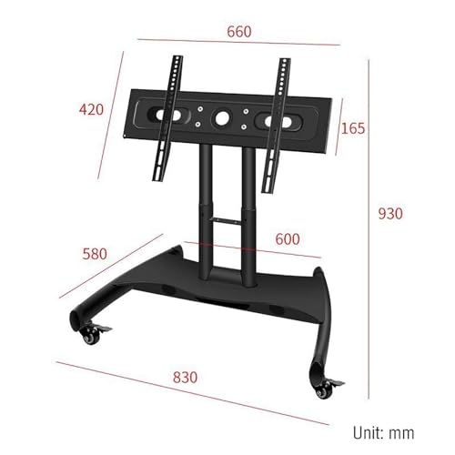 Soporte móvil para TV rodante para pantallas 40 a 86 pulg miniatura 2