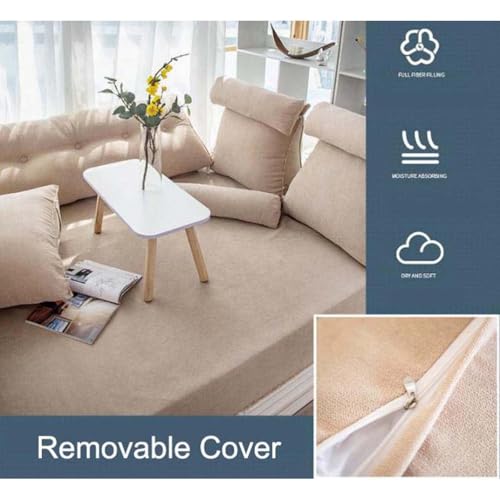 Coussin de lecture triangulaire cadeau bien-être confort lit canapé - 4