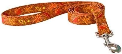 Yellow Dog Design Standard Lead, Fall Leaves, 1" x 60" (5 ft.)