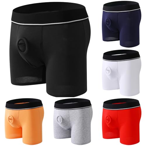 Harness Pants Strapless Underwear for Men Boxer Briefs Cut Out Pothole Bikini Trunks Shorts Open Front Underwear - Main Image