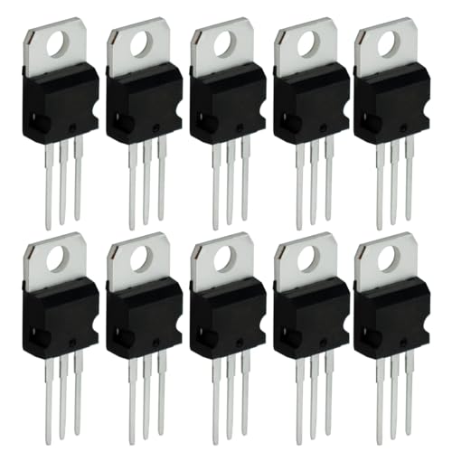 Innfeeltech Regulador de tensión positiva lineal 10pcs l7806 6v 1,5a a 220 regulador de tres polos