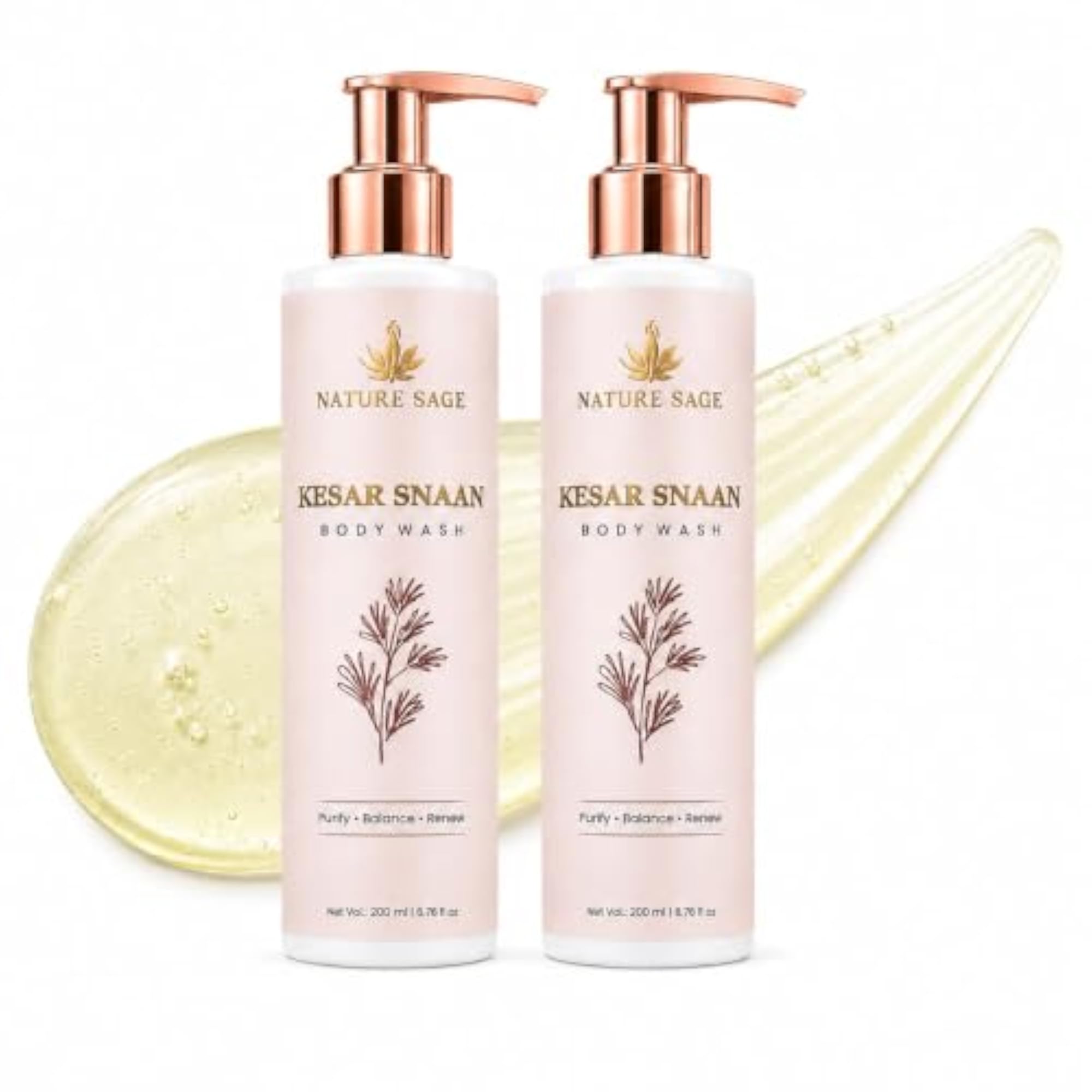 Kesar Snaan Body Wash with Saffron & Ayurvedic Herbs