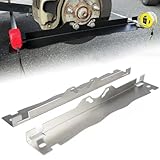 Tiandirenhe 2pcs Heavy Duty Toe Alignment Tool Plates, Wheel Alignment Tool Plate with Hanging Holes, Alignment Tools Automotive, DIY Toe Alignment Plate Takes Fast,Silver