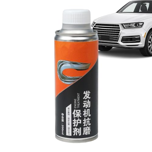Engine Wear Protector - Anti-Friction Motor Oil Additive, 200ml High-Mileage Engine Treatments | Lubrication Enhancer Oil Stabilizer, Friction Reducer For Car Truck And Heavy-Duty Vehicles Performance