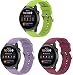 Produktbild Chainfo Armband kompatibel mit Polar Vantage M/Vantage M2 / Grit X/Grit X PRO, Silikon Sportarmband Uhr Band Strap Ersatzarmband Uhrenarmband (22mm, G [Pack of 3])