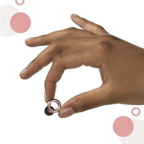 Loop Earplugs for Noise Reduction (2 Ear Plugs) High Fidelity Ear Protection for Concerts, Work Noise Reduction, Studying, Musicians, Motorcycles, Relaxation - 20 dB Filter Sound Blocking - Rose Gold