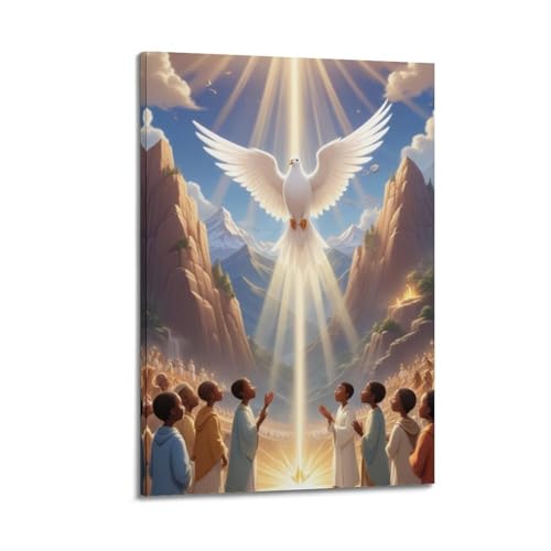 Poster poster sur toile colombe pour sublimer la deco murale de votre chambre