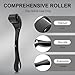Derma Roller 540 Stainless Steel Black Microneedling Roller Facial Skin Care Home Use for Face Beauty Massage Tools