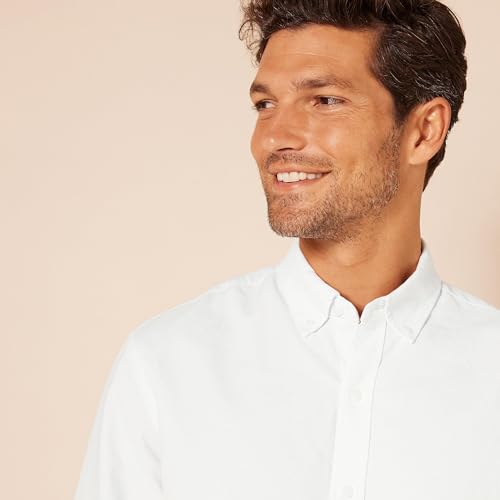 Amazon Essentials Men's Regular-Fit Long Sleeve Oxford Shirt4