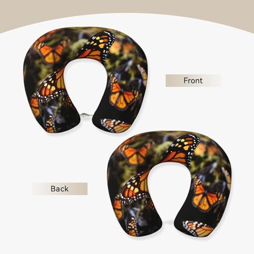 Almohada de espuma viscoelástica para viaje cuello U miniatura 4