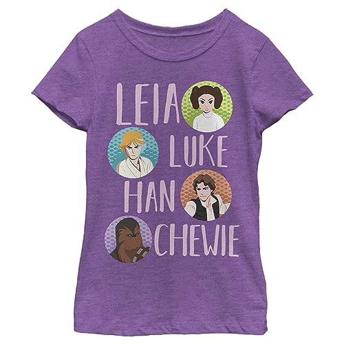 T-shirt Star Wars fille en taille L haut violet confortable