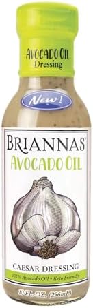 Briannas Avocado Oil Caesar Dressing, Keto, Dairy Free, 10 fl. oz.