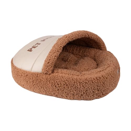 Panier pour chat avec isolation thermique et capuche douce - 2