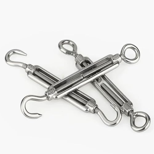 Tensores Abiertos para Cable, Tensores de Cable de Acero Inoxidable 304, Tornillo de Ajuste de Tendido con Perno (M12) miniatura 7