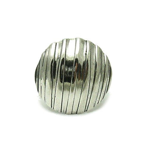 Bague en argent massif 925 Empress réglable pour doigts sensibles