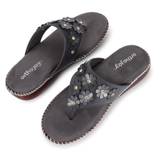 Image of ORTHO JOY doctor Fancy Footwear for women || Orthopedic Women's Fancy Slipper /Sandal For Women