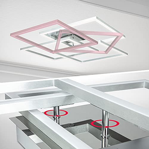 Plafonnier LED connecté B.K.Licht WiFi avec commande vocale et télécommande - 6