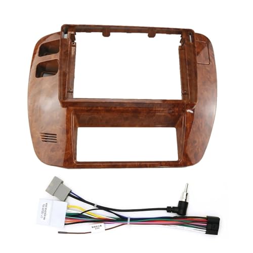 ���W�I�t�@�V�A�t���[�� 2 DIN �J�[���W�I�t���[���L�b�g�r�f�I�I�[�f�B�I�v���[���[�C���X�g�[���_�b�V���p�l���}�E���g�x�[���t�F�C�X�v���[�g �ɓK������ �p�g���[�� 1997-2001 2002 2003 2004 2005(Mahogany LHD-c