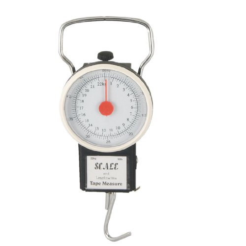 Báscula portátil de plástico 22 Kg negra miniatura 1