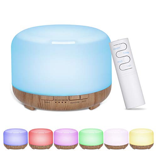 Decdeal 480ml Humidificador de Aire Acústico ultrasónico Difusor de Aroma Fabricante de...