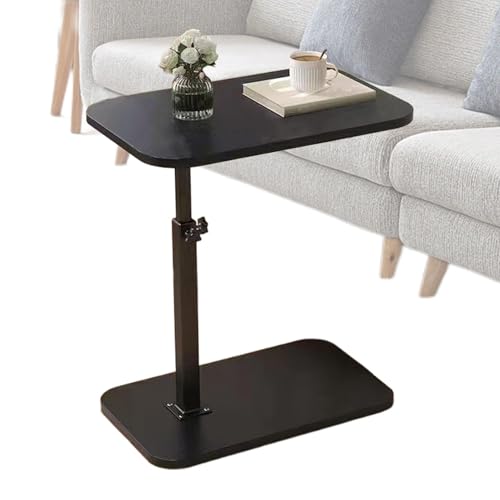 Table d'appoint pivotante en bois à 360° pour canapé compacte - 8