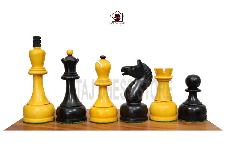 Jeu d'échecs vintage Tal Soviet en buis un cadeau de prestige pour joueur