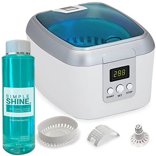 good comparison Ultrasonic Jewelry Cleaning Kit – New Premium Cleaning Machine and Liquid Cleaner… and 2023 reviews