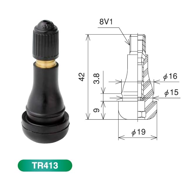 Amazon | 【8個セット】太平洋工業 PACIFIC TR413 CL (パッキン